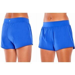 Marika Ashely Waistband Woven Shorts SURF THE WEB Blue S